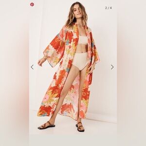 Spell Tyler Kimono in Chili Color-way - size S/M